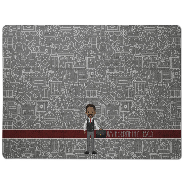 Lawyer / Attorney Avatar Dog Food Mat - Medium without bowls