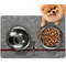 Lawyer / Attorney Avatar Dog Food Mat - Small LIFESTYLE