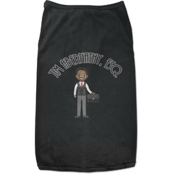 Lawyer / Attorney Avatar Black Pet Shirt - 2XL (Personalized)