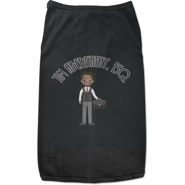 Custom Lawyer / Attorney Avatar Black Pet Shirt - 2XL (Personalized)