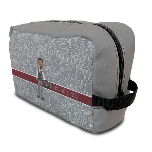 Custom Lawyer / Attorney Avatar Toiletry Bag / Dopp Kit (Personalized)