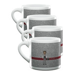 Lawyer / Attorney Avatar Double Shot Espresso Cups - Set of 4 (Personalized)