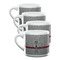 Lawyer / Attorney Avatar Double Shot Espresso Mugs - Set of 4 Front