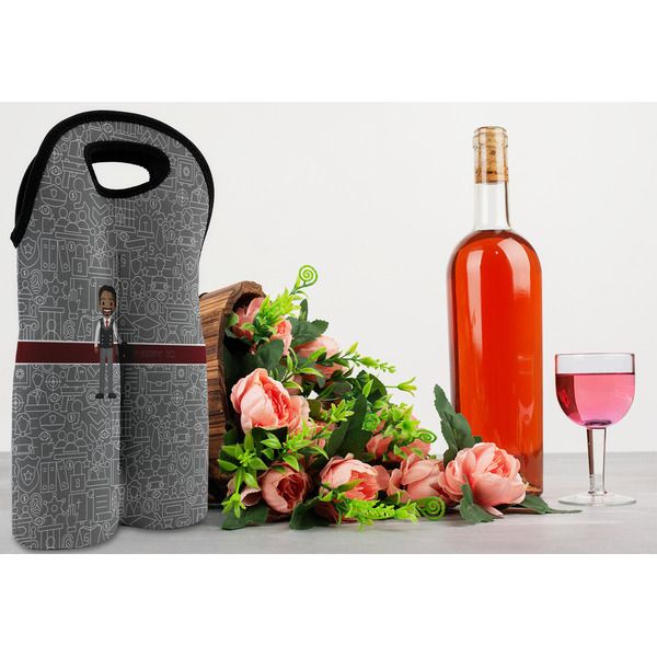 Lawyer / Attorney Avatar Double Wine Tote - LIFESTYLE (new)