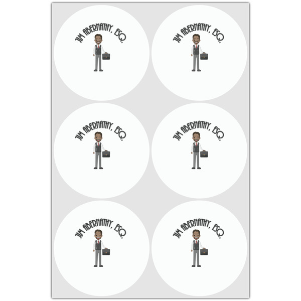 Lawyer / Attorney Avatar Drink Topper - Large - Set of 6