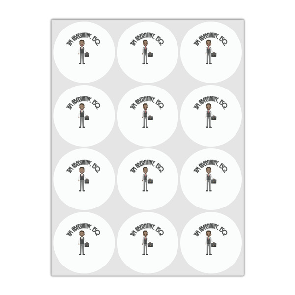 Lawyer / Attorney Avatar Drink Topper - Small - Set of 12