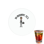 Lawyer / Attorney Avatar Printed Drink Topper - 1.5" (Personalized)