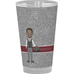 Lawyer / Attorney Avatar Pint Glass - Full Color (Personalized)