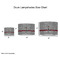 Lawyer / Attorney Avatar Drum Lampshades - Sizing Chart