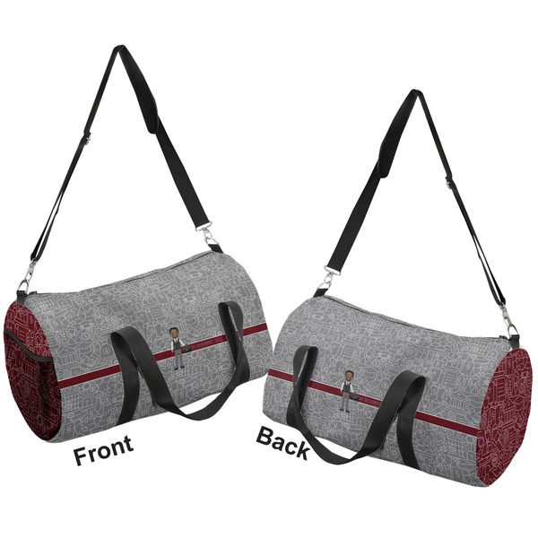 Lawyer / Attorney Avatar Duffle bag small front and back sides