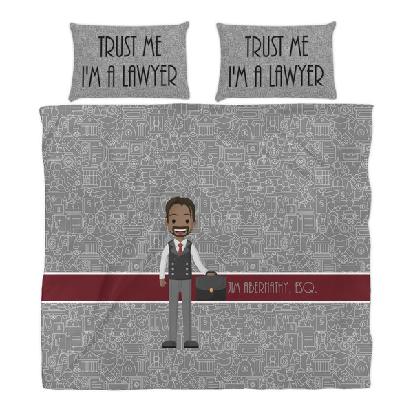 Lawyer / Attorney Avatar Duvet Cover Set - King - Alt Approval