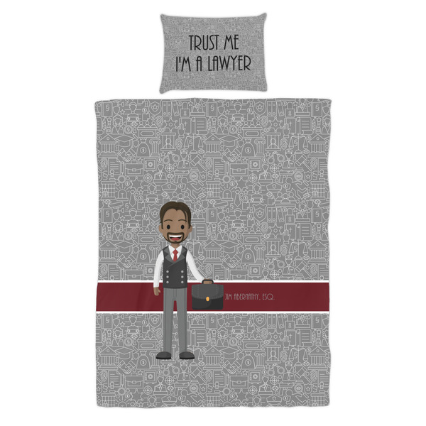 Lawyer / Attorney Avatar Duvet Cover Set - Twin - Alt Approval