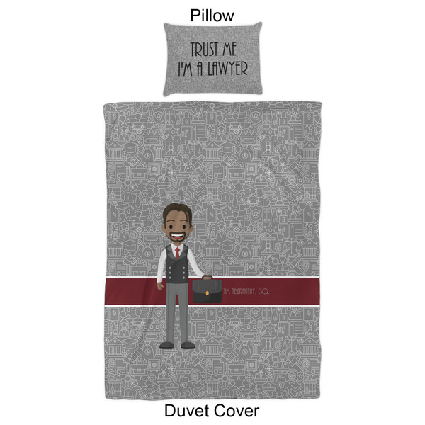 Lawyer / Attorney Avatar Duvet Cover Set - Twin XL - Approval