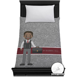 Lawyer / Attorney Avatar Duvet Cover - Twin XL (Personalized)