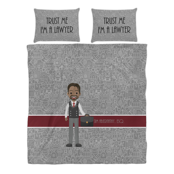 Lawyer / Attorney Avatar Duvet cover Set - Queen - Alt Approval