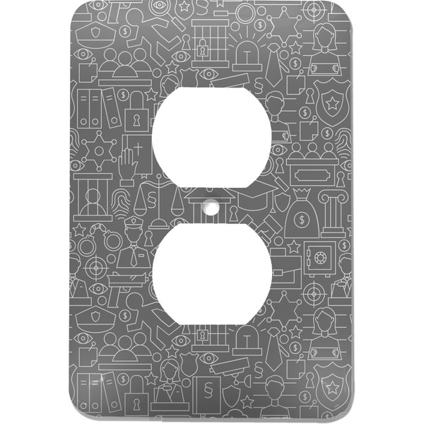 Custom Lawyer / Attorney Avatar Electric Outlet Plate