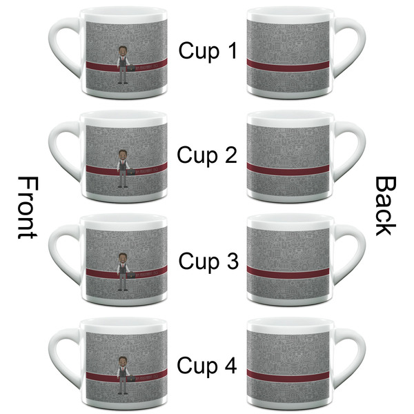 Lawyer / Attorney Avatar Espresso Cup - 6oz (Double Shot Set of 4) APPROVAL