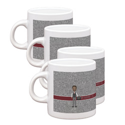 Lawyer / Attorney Avatar Single Shot Espresso Cups - Set of 4 (Personalized)