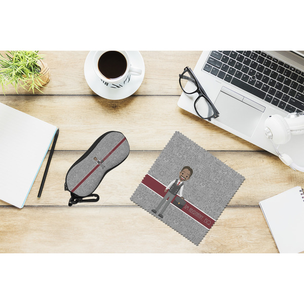 Lawyer / Attorney Avatar Eyeglass Case and Cloth Set - LIFESTYLE