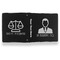 Lawyer / Attorney Avatar Leather Binder - 1" - Black- Back Spine Front View