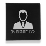 Lawyer / Attorney Avatar Leather Binder - 1" - Black (Personalized)