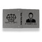 Lawyer / Attorney Avatar Leather Binder - 1" - Grey - Back Spine Front View