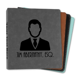 Lawyer / Attorney Avatar Leather Binder - 1" (Personalized)