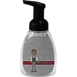 Lawyer / Attorney Avatar Foam Soap Bottle - Black (Personalized)