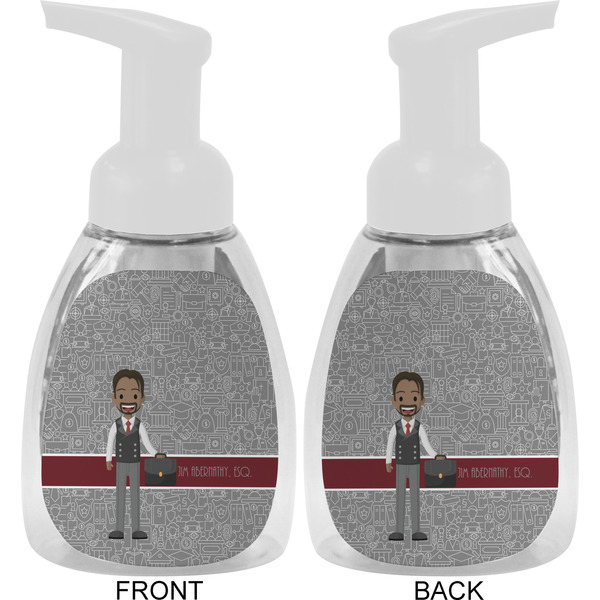 Lawyer / Attorney Avatar Foam Soap Bottle Approval - White
