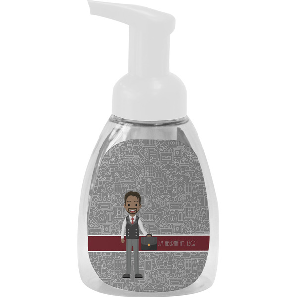 Custom Lawyer / Attorney Avatar Foam Soap Bottle - White (Personalized)