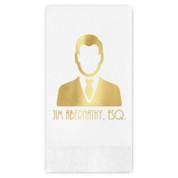 Lawyer / Attorney Avatar Guest Napkins - Foil Stamped (Personalized)