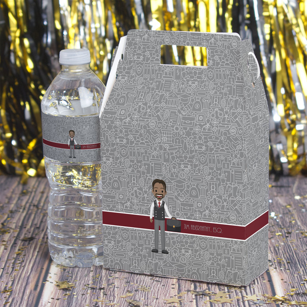 Lawyer / Attorney Avatar Gable Favor Box - In Context