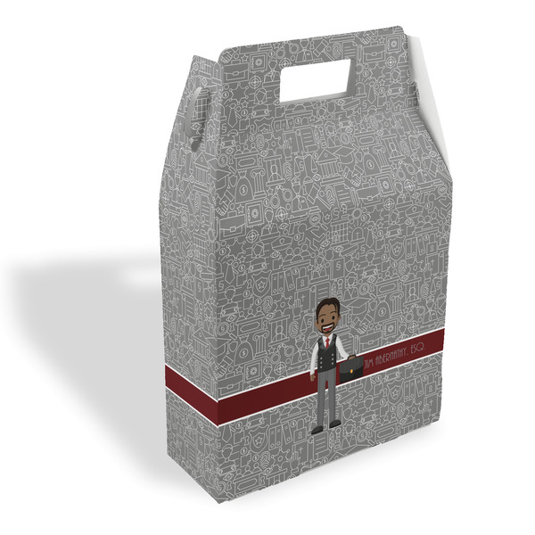 Custom Lawyer / Attorney Avatar Gable Favor Box (Personalized)