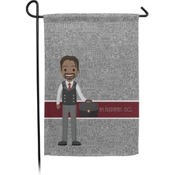 Lawyer / Attorney Avatar Small Garden Flag - Double Sided w/ Name or Text