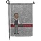Lawyer / Attorney Avatar Small Garden Flag - Double Sided w/ Name or Text