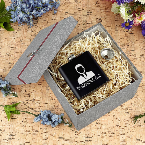 Lawyer / Attorney Avatar Gift Boxes with Lid - Canvas Wrapped - Large - In Context