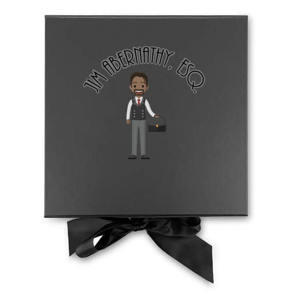 Lawyer / Attorney Avatar Gift Boxes with Magnetic Lid - Black - Approval