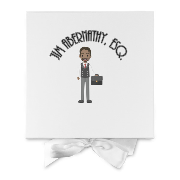 Lawyer / Attorney Avatar Gift Boxes with Magnetic Lid - White - Approval
