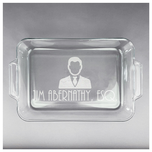 Lawyer / Attorney Avatar Glass Baking Dish - APPROVAL (13x9)