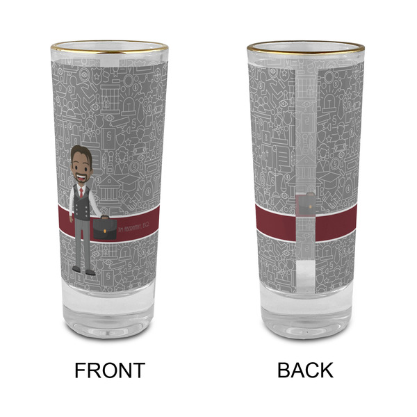 Lawyer / Attorney Avatar Glass Shot Glass - 2 oz - Single - APPROVAL
