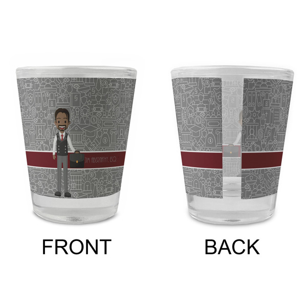 Lawyer / Attorney Avatar Glass Shot Glass - Standard - APPROVAL