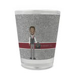 Lawyer / Attorney Avatar Glass Shot Glass - 1.5 oz - Set of 4 (Personalized)
