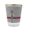 Lawyer / Attorney Avatar Glass Shot Glass - 1.5 oz - with Gold Rim - Single (Personalized)