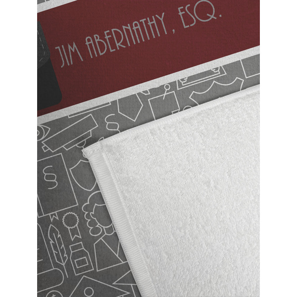 Lawyer / Attorney Avatar Golf Towel - Detail