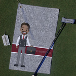 Lawyer / Attorney Avatar Golf Towel Gift Set (Personalized)