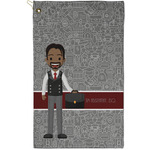 Lawyer / Attorney Avatar Golf Towel - Poly-Cotton Blend - Small w/ Name or Text