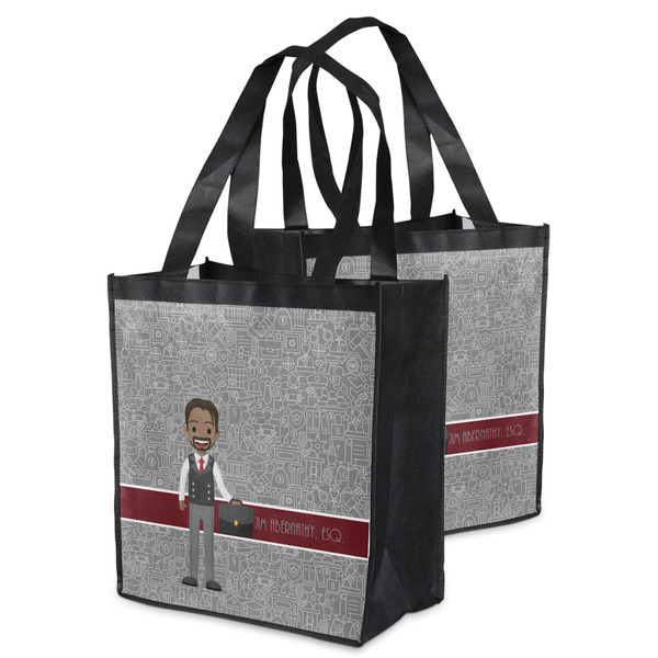 Lawyer / Attorney Avatar Grocery Bag - MAIN