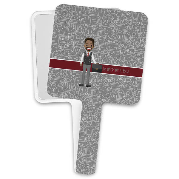 Custom Lawyer / Attorney Avatar Hand Mirror (Personalized)