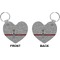Lawyer / Attorney Avatar Heart Keychain (Front + Back)