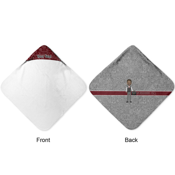 Lawyer / Attorney Avatar Hooded Baby Towel- Approval